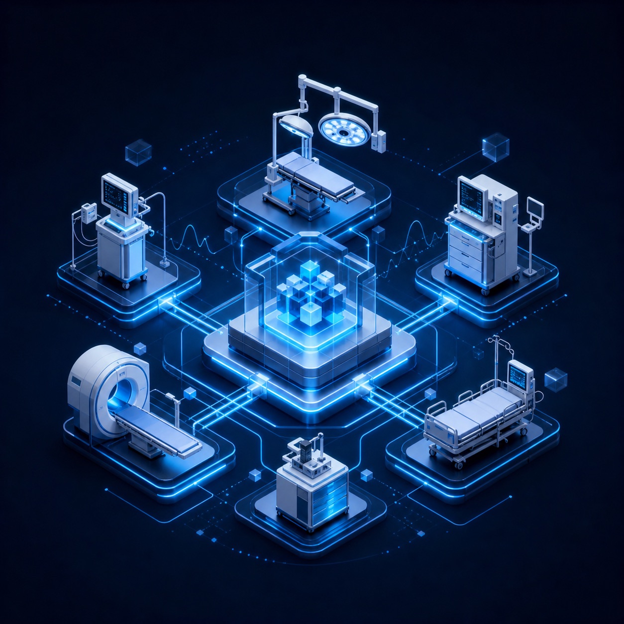 Abstract modular clinical systems connected through a dependable care network