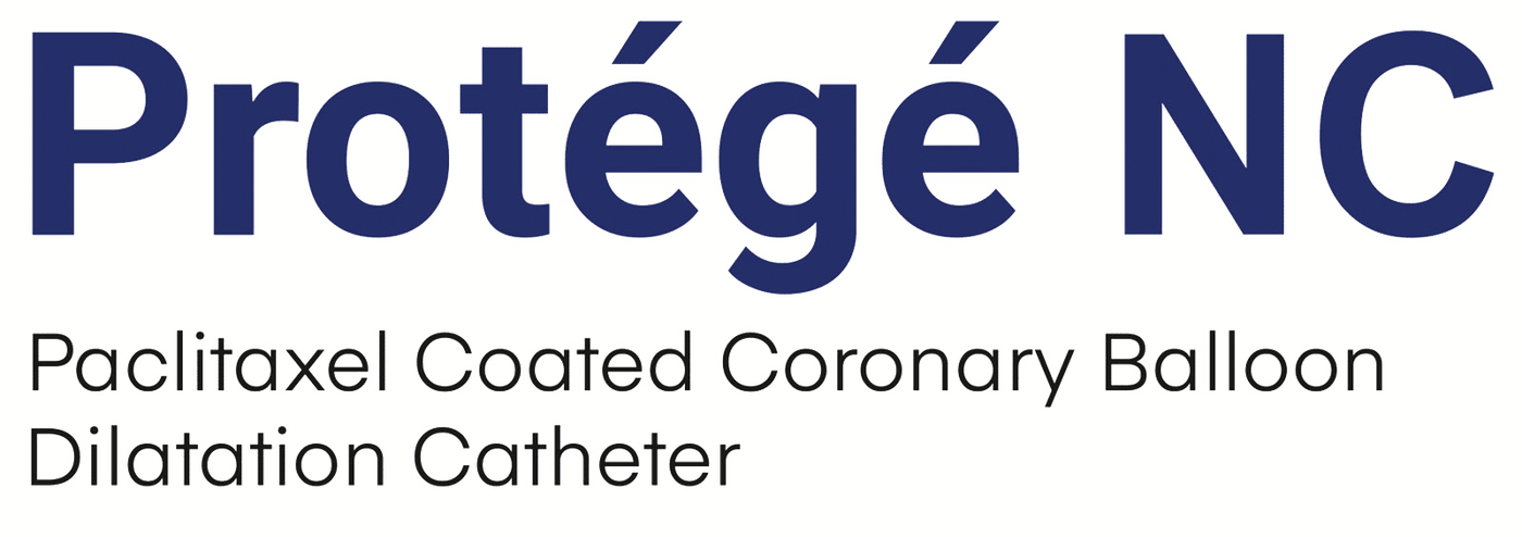 Official Protégé NC paclitaxel-coated coronary balloon product graphic